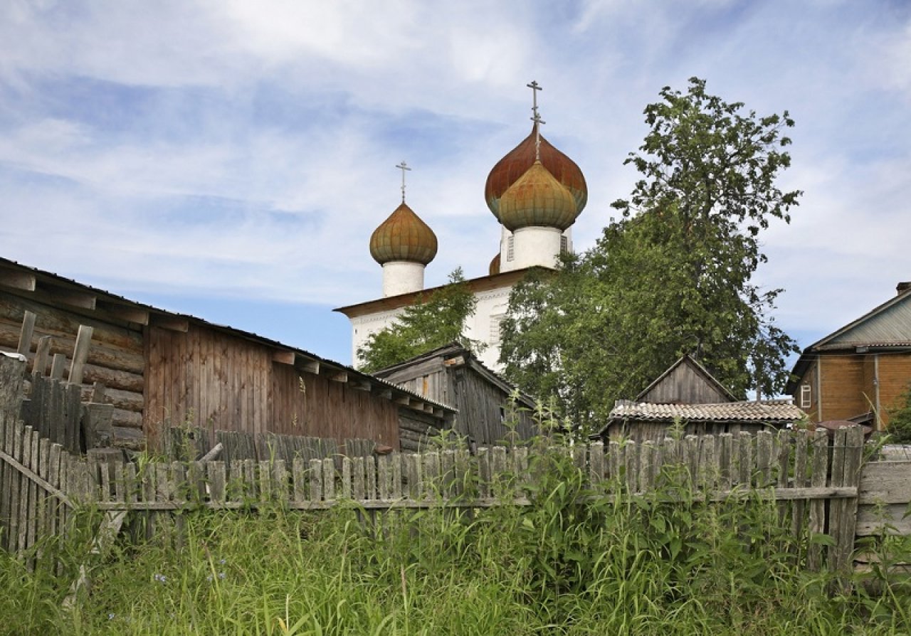 Благовещенская церковь в Каргополе. Фото: Shevchenko Andrey / Shutterstock