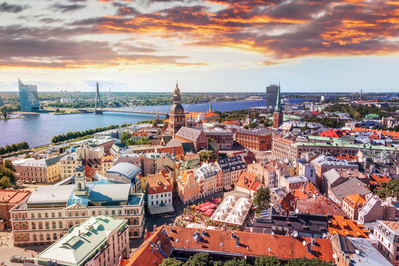 Панорамный вид на Ригу. Фото: Olesya Kuznetsova / Shutterstock